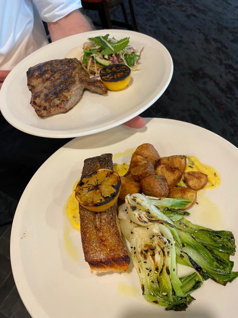 Salmon & Steak | Ladybird Restaurant